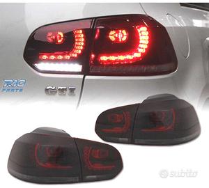 FANALI VOLKSWAGEN VW GOLF 6 08-12 LED ROSSO AFFUMI