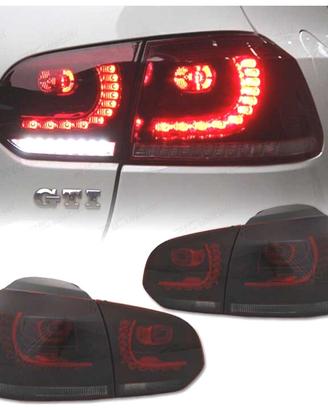 FANALI VOLKSWAGEN VW GOLF 6 08-12 LED ROSSO AFFUMI