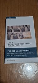 libro saggio critico PAROLE CHE FORMANO