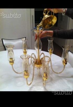 Lampadario vetro di Murano de Majo