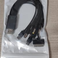 Cavo Dati e ricarica Multifunzionale multiconnetto