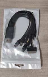 Cavo Dati e ricarica Multifunzionale multiconnetto