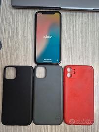 iPhone 11 - 128 GB Nero funzionante + 3 Cover