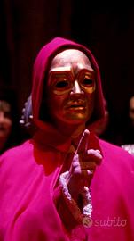 Maschera di Eyes Wide Shut Red Cloak "oro vero“