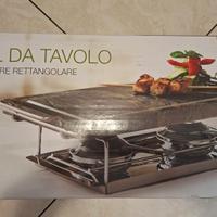 Grill da tavolo con pietra ollare