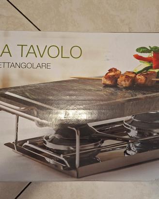 Grill da tavolo con pietra ollare