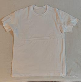 T-shirt unisex 100% cotone taglia L – bianca
