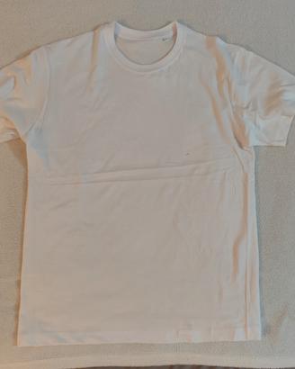 T-shirt unisex 100% cotone taglia L – bianca