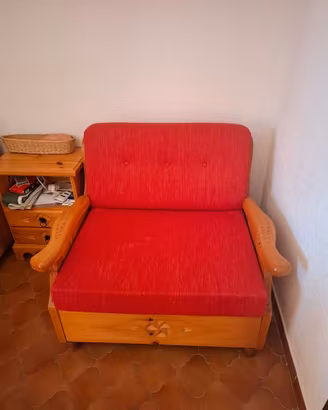 2 poltrone letto in stile rustico alpino 2 Poltron
