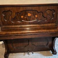 Pianoforte verticale Las Hallett & Co antiquariato