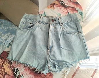 Pantaloncini Jeans Azzurro Chiaro Vintage Y2K