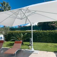 Ombrellone decentrato