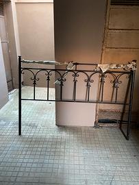 Spalliere letto in ferro battuto