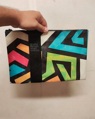 Bagful pochette in banner PVC – Made in Venice