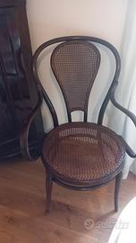 grande sedia tipo thonet 