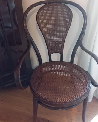 grande sedia tipo thonet 
