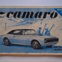 CAMARO RS libretto di uso e manutenzione 1967
