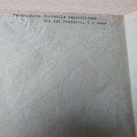 Busta 1950 ROMA Ministero Lavori Pubblici - "Itali