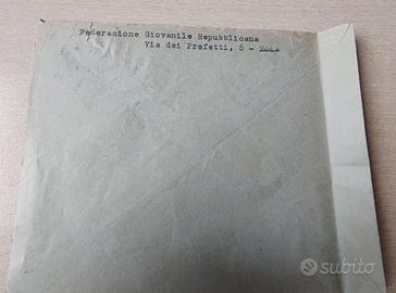 Busta 1950 ROMA Ministero Lavori Pubblici - "Itali