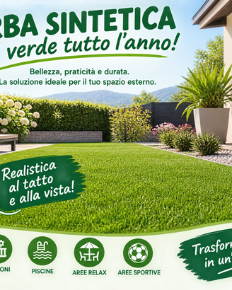 ERBA SINTETICA DA APPOGGIO TAGLIO PERSONALIZZATO