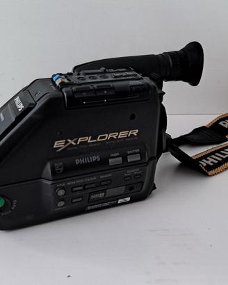 Videocamera Vintage Philips Explorer VHS-C - Model