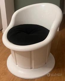 poltrona ikea popptorp bianca
