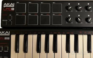 AKAI LPD8 + AKAI LPK25 Controller MIDI USB