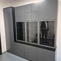 Mobile soggiorno/libreria Cappellini grigio antrac