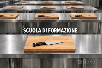 Scuola disponibile per corsi di cucina o altro