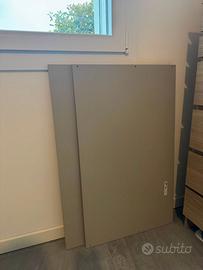 2 ripiani IKEA KOMPLEMENT grigio-beige 100x58 cm