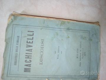 Discorsi di Machiavelli 1874