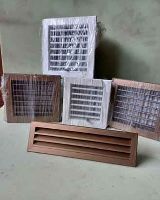 Bocchette Aerazione in Metallo con Serrandina