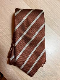 Cravatta Marrone-Grigio Regimental