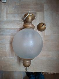 Lampadario a sospensione vintage, stile liberty 2