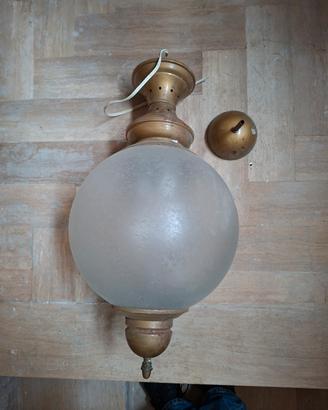 Lampadario a sospensione vintage, stile liberty 2