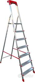 Kasart Scala Alluminio 7 Gradini Portata 150 kg