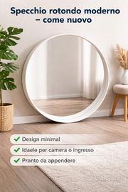 specchio diametro 80 cm 