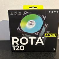 3 Ventole ARGB nere TRYX ROTA SL 120