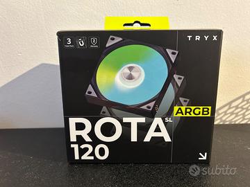 3 Ventole ARGB nere TRYX ROTA SL 120