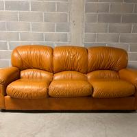 Divano a 3 posti in pelle