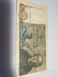 Banconota 5000 Lire Circolata (Serie QA)