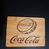 tagliere in legno cocacola 