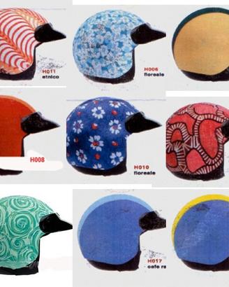 CALOTTA COPRI CASCO JET MOTO SCOOTER COLORI VARI