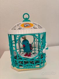 Little live pets- uccellino con gabbia