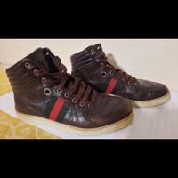GUCCI SNEAKERS GG SIGNATURE HIGHTOP 221825 6 G 41 