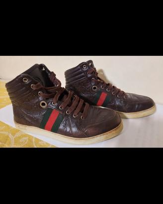 GUCCI SNEAKERS GG SIGNATURE HIGHTOP 221825 6 G 41 