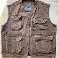 Gilet multitasche Sergio Tacchini uomo marrone XL