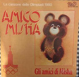 45 giri Amico Misha sigla tv Olimpiade 1980