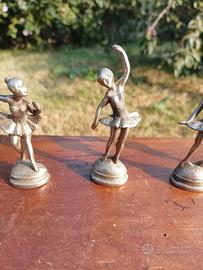 Lotto Statuette Ballerine Vintage 