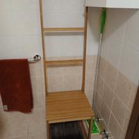 Sedia ikea Ragrund per bagno e salviette